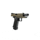 Arcturus Vanguard 4.3in Hi-Capa GBB Airsoft Pistol, Black/Tan, AT-GHC-V4-BT