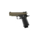 Arcturus Vanguard 4.3in Hi-Capa GBB Airsoft Pistol, Black/Tan, AT-GHC-V4-BT