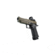Arcturus Vanguard 4.3in Hi-Capa GBB Airsoft Pistol w/Optics Ready Slide &amp; ARS-1 Red Dot Combo, Black/Tan, AT-GHC-V4-CMB-BT