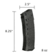 Arcturus Variable-Cap EMM, AK12, 30/135 Rounds, Rifle Magazine, Black, 135, MAG-TS-BK