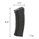 Arcturus Variable-Cap EMM Bakelite, AK74, 30/135 Rounds Rifle Magazine Kit, 5 Pack, Black, 135, MAG-K02-5P