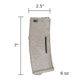 Arcturus Variable-Cap Windowed EMM AR MOD1, M4/M16, 30/130 Rounds, Rifle Magazine, FDE, 130, MAG-M1A-TN