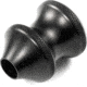 Area 419 Finger Groove Bolt Knob For Defiance Actions, Stainless Steel, Black Nitride, 419-KNOB-DFSSBN