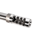 Area 419 The Hellfire Match Self-Timing Muzzle Brake, 30 Caliber, 5/8-24 Threads, Raw Stainless, 419HFMAT-SS-30-5824