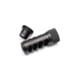 Area 419 Sidewinder Magnum Self Timing Muzzle Brake, 30 Caliber, 5/8-24, Black Nitride, 419-SW-30-BN-5824