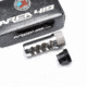 Area 419 Sidewinder Magnum Self Timing Barrel Muzzle Brake 338 Caliber, Raw Stainless, 419-SW-338-SS-3424
