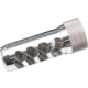 Area 419 Sidewinder Magnum Self Timing Muzzle Brake, 6.5mm, 3/4-24, Raw Stainless, 419-SW-6.5-SS-3424