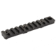 Arisaka Defense Rail Slider, Picatinny Gun Rail M-Lok, 3 Slot, Fits M-LOK, Integrated QD Mount, Anodized Finish, Black, RS-RAIL-3M