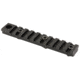 Arisaka Defense Rail Slider, Picatinny Gun Rail M-Lok, 3 Slot, Fits M-LOK, Integrated QD Mount, Anodized Finish, Black, RS-RAIL-3M