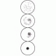 Arlington RPR Test Cards and Pipets, ASI 906030-25 30-Well Cards