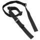 Armageddon Gear 1.5in Heavy Carbine Sling with Loop Ends, Black, AG0107-BK