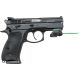 Open Box, Dealer Demo, ArmaLaser GTO/FLX Finger Touch Green Laser Sight for CZ P-01, Black, GTOGFLX53