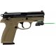 ArmaLaser GTO/FLX Finger Touch Green Laser Sight for FN FNP Early - Single Notch, Black, GTOGFLX62
