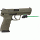 ArmaLaser GTO/FLX Finger Touch Green Laser Sight for HK45, Black, GTOG/FLX14