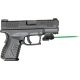 ArmaLaser GTO/FLX Finger Touch Green Laser Sight for Springfield XDM 3.8in, Black, GTOGFLX11