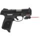 ArmaLaser GTO/FLX Finger Touch Red Laser Sight for Ruger SR9c/40c, Black, GTOFLX45
