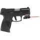 ArmaLaser GTO/FLX Finger Touch Red Laser Sight for Taurus PT111/PT140 G2, Black, GTOFLX23