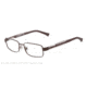 Armani EA1002 Single Vision Prescription Eyeglasses 3020-51 - Matte Brown Frame