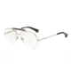 Armani EA1020 Single Vision Prescription Eyeglasses 3002-55 - Matte Pale Gold Frame