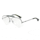 Armani EA1020 Single Vision Prescription Eyeglasses 3060-55 - Gunmetal Frame