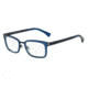 Armani EA1034 Progressive Prescription Eyeglasses 3102-52 - Dark Blue Rubber Frame