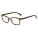 Armani EA1034 Progressive Prescription Eyeglasses 3103-52 - Brown Rubber Frame