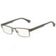 Armani EA1035 Progressive Prescription Eyeglasses 3095-53 - Matte Gunmetal Frame