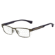Armani EA1035 Progressive Prescription Eyeglasses 3096-53 - Matte Gunmetal Frame