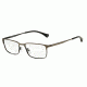 Armani EA1042 Progressive Prescription Eyeglasses 3126-53 - Matte Gunmetal/black/black Frame