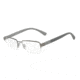 Armani EA1051 Bifocal Prescription Eyeglasses 3003-53 - Matte Gunmetal Frame