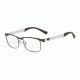 Armani EA1057 Bifocal Prescription Eyeglasses 3161-52 - Mt Brown/mt Gunmetal Frame