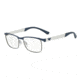 Armani EA1057 Bifocal Prescription Eyeglasses 3162-52 - Mt Blue/mt Gunmetal Frame