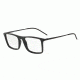 Armani EA1058 Single Vision Prescription Eyeglasses 3001-53 - Matte Black / Black Frame