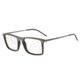 Armani EA1058 Single Vision Prescription Eyeglasses 3169-53 - Matte Gunmetal/matte Brown Frame