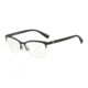 Armani EA1068 Single Vision Prescription Eyeglasses 3001-53 - Matte Black Frame
