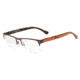 Armani EA1072 Prescription Eyeglasses 3049-53 - Matte Brown Frame