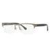 Armani EA1072 Prescription Eyeglasses, 55mm, Matte Gunmetal, EA1072-3010-55-SV