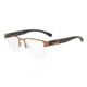 Armani EA1078 Prescription Eyeglasses, 53mm, Matte Orange, EA1078-3240-53-SV