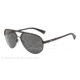 Armani EA2004 Single Vision Prescription Sunglasses EA2004-302287-59 - Lens Diameter 59 mm, Frame Color Black Demi Shiny