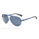 Armani EA2004 Single Vision Prescription Sunglasses EA2004-302380-59 - Lens Diameter 59 mm, Frame Color Blue Demi Shiny