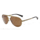 Armani EA2004 Single Vision Prescription Sunglasses EA2004-302773-59 - Lens Diameter 59 mm, Frame Color Metallized Green