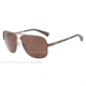 Armani EA2007 Single Vision Prescription Sunglasses EA2007-302573-59 - Lens Diameter 59 mm, Frame Color Brown Demi Shiny