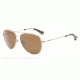 Armani EA2010 Single Vision Prescription Sunglasses EA2010-301373-57 - Lens Diameter 57 mm, Frame Color Pale Gold