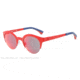 Armani EA2013 Progressive Prescription Sunglasses EA2013-30436Q-46 - Lens Diameter 46 mm, Frame Color Matte Red