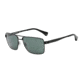Armani EA2019 Single Vision Prescription Sunglasses EA2019-300171-58 - Lens Diameter 58 mm, Frame Color Matte Black