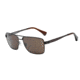 Armani EA2019 Single Vision Prescription Sunglasses EA2019-304973-58 - Lens Diameter 58 mm, Frame Color Matte Brown