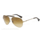 Armani EA2020 Single Vision Prescription Sunglasses EA2020-30022L-59 - Lens Diameter 59 mm, Frame Color Matte Pale Gold
