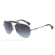 Armani EA2020 Single Vision Prescription Sunglasses EA2020-30038G-59 - Lens Diameter 59 mm, Frame Color Matte Gunmetal
