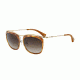 Armani EA2023 Single Vision Prescription Sunglasses EA2023-300213-54 - Lens Diameter 54 mm, Frame Color Matte Pale Gold/blonde Havana