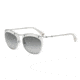 Armani EA2023 Single Vision Prescription Sunglasses EA2023-304511-54 - Lens Diameter 54 mm, Frame Color Matte Silver/opal Ice